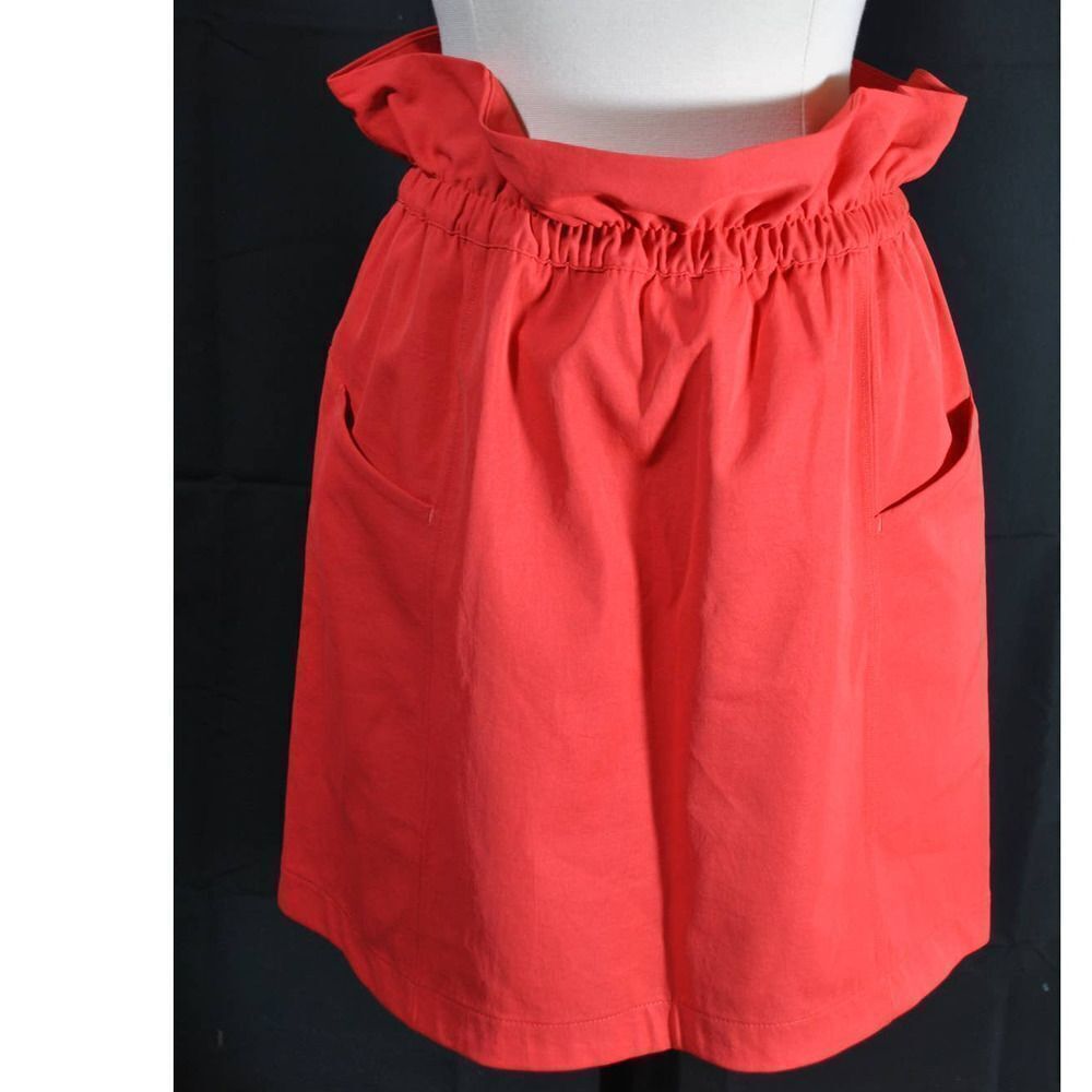 Lululemon Orange scrunch waist skirt - 4 - Picture 1 of 5